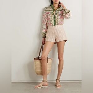 FARM Rio Palm Dream Off White Blouse